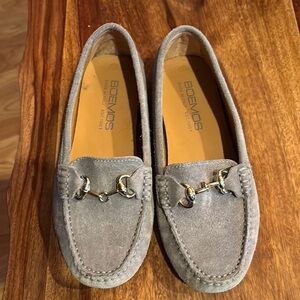 Boemos Gray Suede Loafers